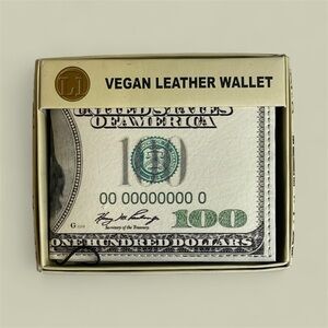 Vegan Leather Wallet - White
